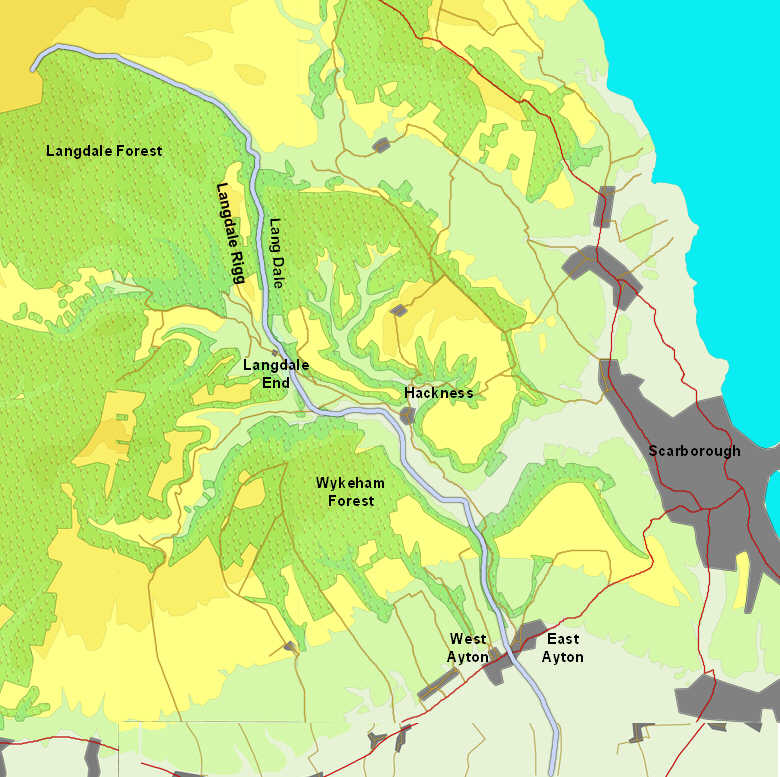 Course of the River Derwent