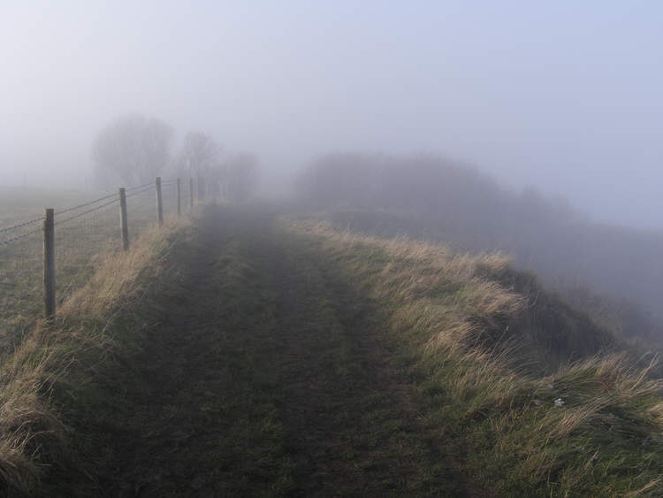 Cliff top path at Robin Hood's Bay