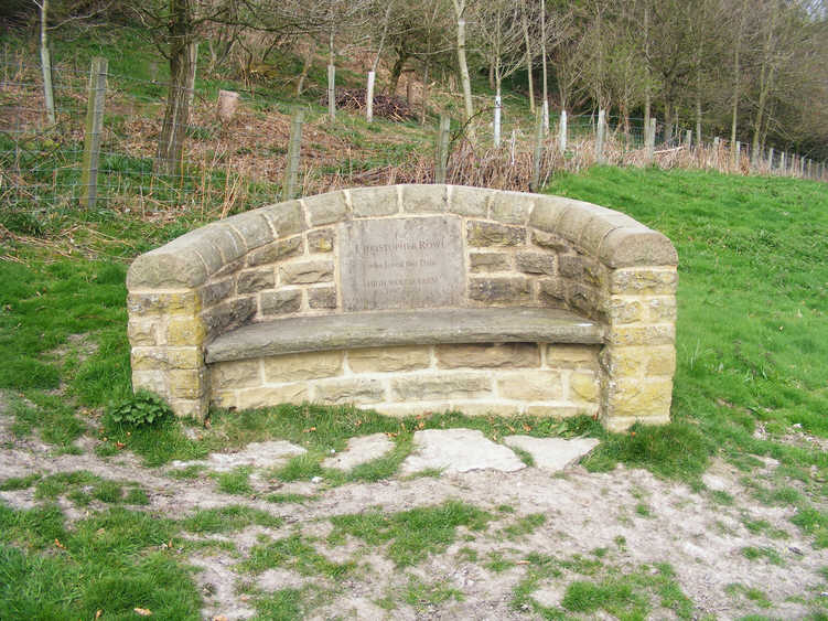 Stone seat above Shallow Dale